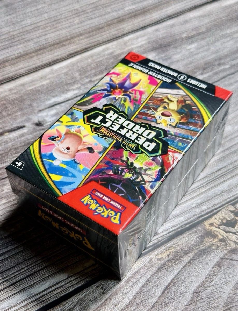 Pokemon Trading Card Game: Perfect Order Mega Evolution Booster Bundle - 6 Packs