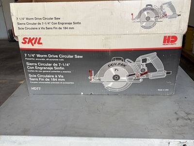 New Skilsaw HD77 7 1/4" Worm Drive Circular Saw - Powerful, Accurate Cuts