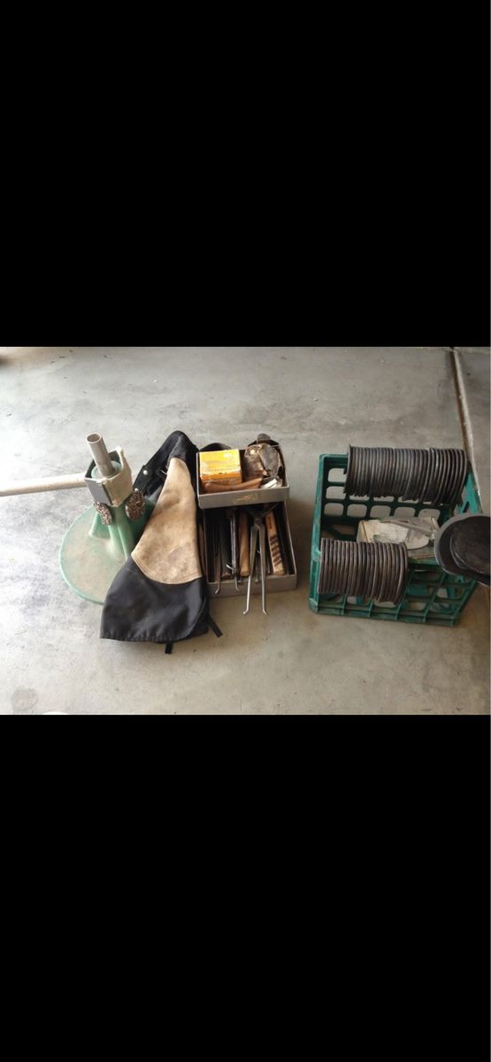 Farrier Kit and forging setup, everything included