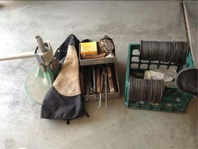 Farrier Kit and forging setup, everything included