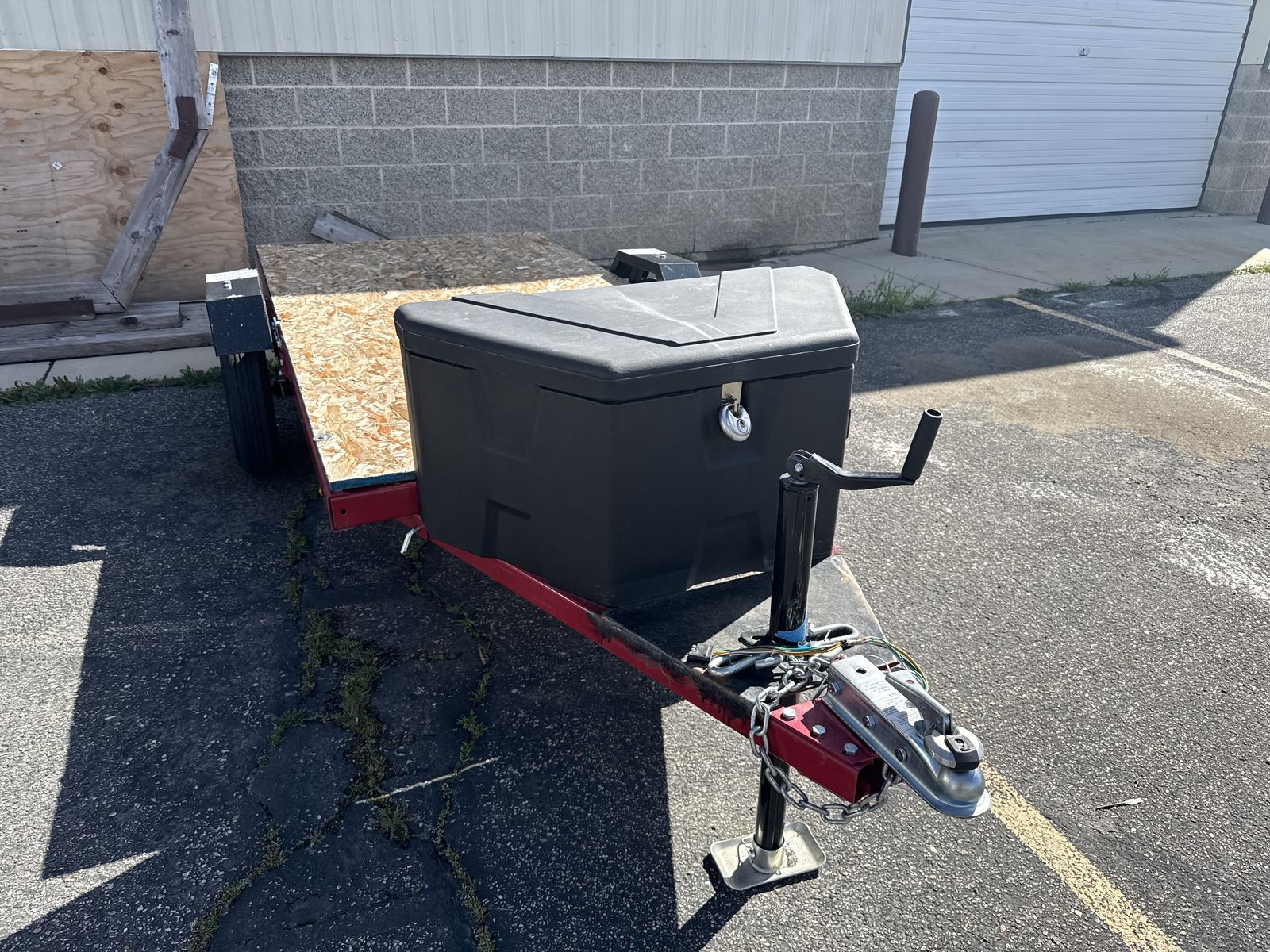 4x6 Trailer W/ Cargo Bin