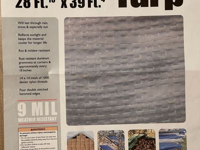 Tarp 29 Ft. X 39 Ft. Heavy Duty Reflective