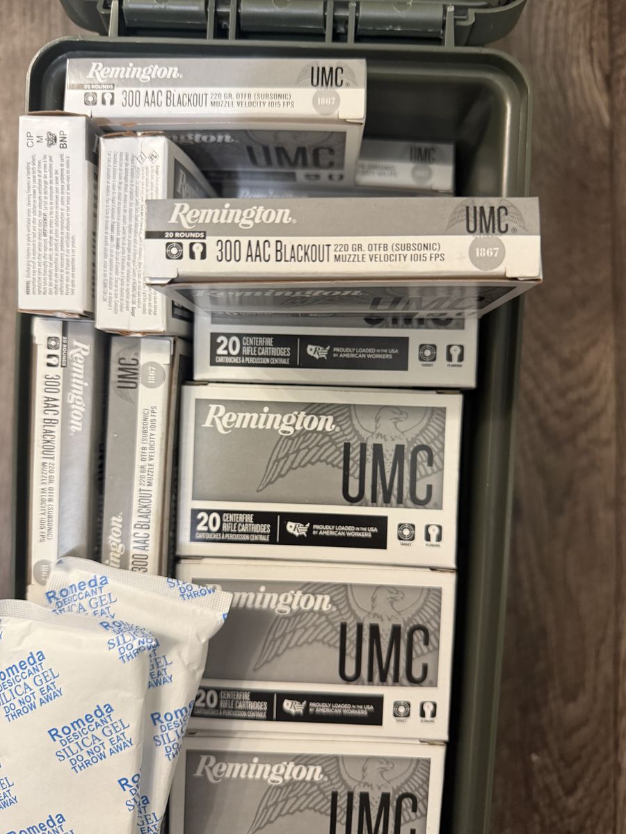 Remington UMC Subsonic .300 BLK 500 Rounds