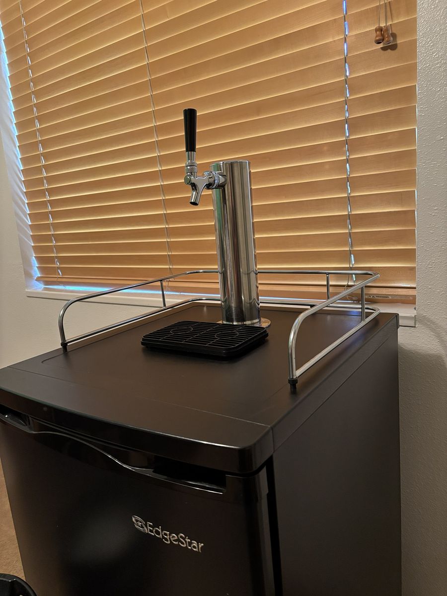Home Brew Kegerator, Tap & Keg