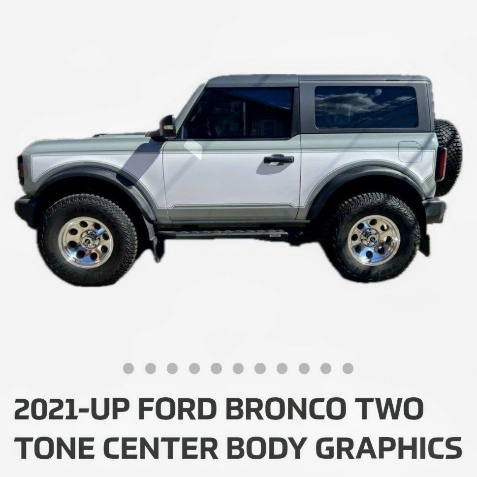 Ford bronco full decal kit