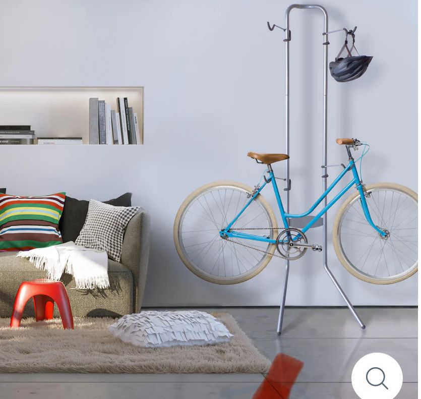 Delta Cycle Michelangelo Two-Bike Gravity Rack - Freestanding Storage Solution