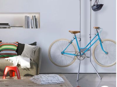 Delta Cycle Michelangelo Two-Bike Gravity Rack - Freestanding Storage Solution