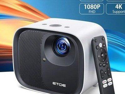 ETOE 4K Android TV 10.0 Projector, new