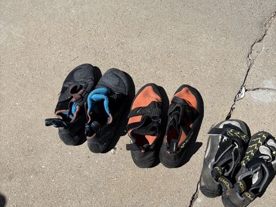 Climbing shoes