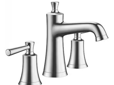 Brand new!Hansgrohe Joleena Chrome Widespread 2-Handle WaterSense Low-Arc Bathroom Faucet