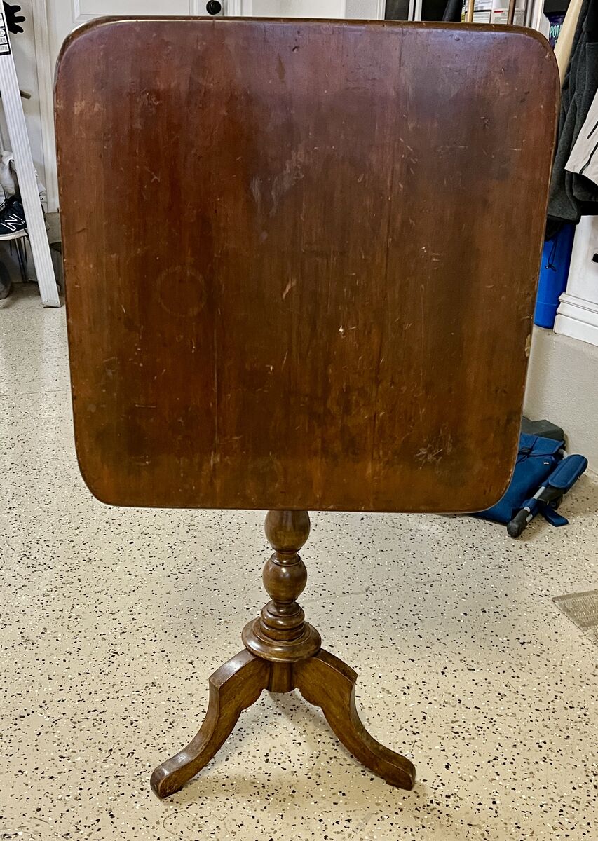 Victorian Square Tilt-top Table