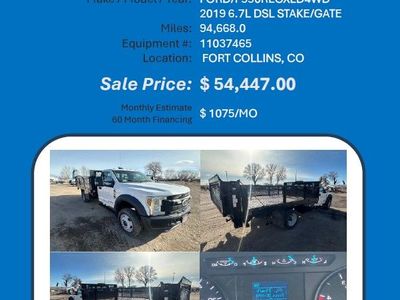 Truck Ford 550 Flat bed nice rig 2019 94K miles in Fort Collins CO