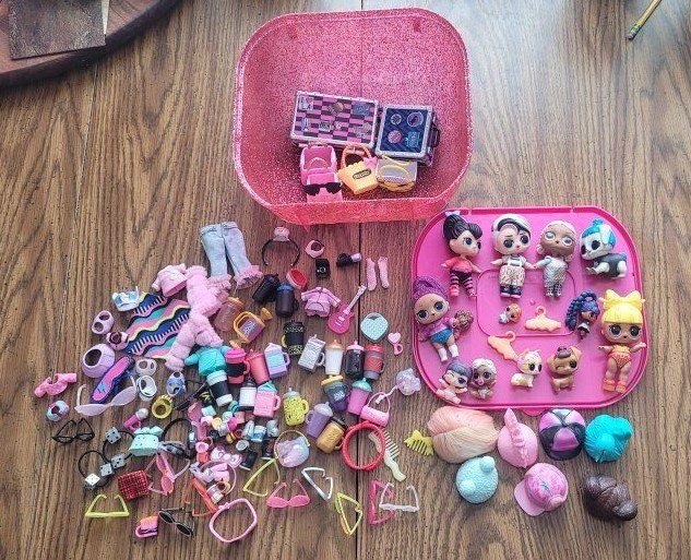 LOL dolls and accessories