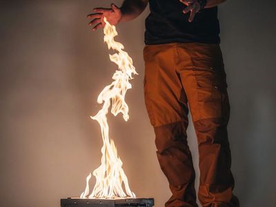 Howl R1 Campfires Portable Propane Fire Pit - Gas Fueled Outdoor Camping Firepit