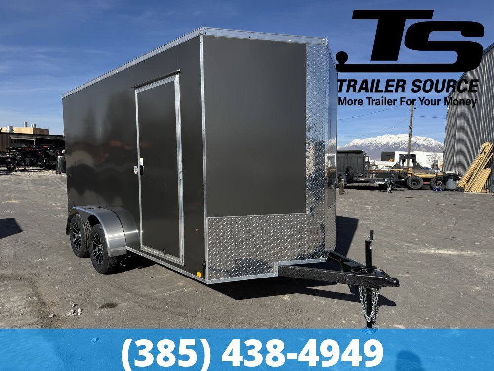 7x14 Look ST DLX Enclosed Cargo Trailer - 7'0" Interior - 7K GVWR .080 PolyCor, Alloy Wheels, Translucent Roof