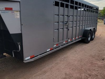 2022 24 Ft. TravAlong Rancher GN Livestock Trailer