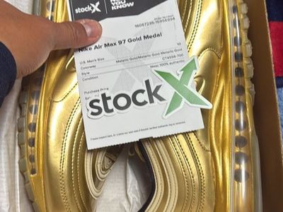 Gold air max 97 men’s shoes
