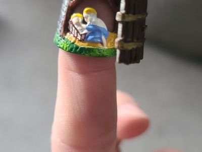 Away In a Manger thimble