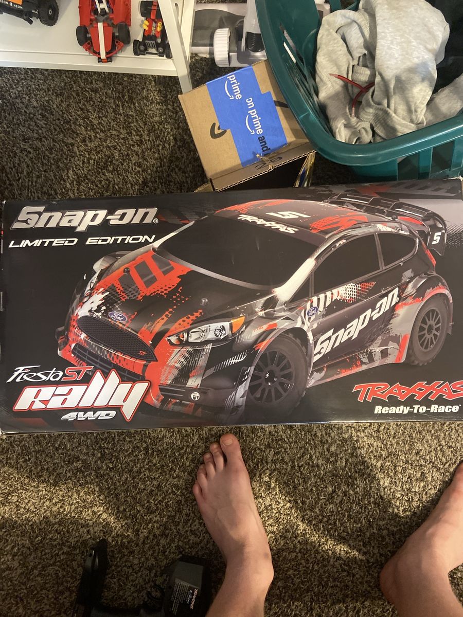 Traxxas Snap-on Limited Edition Fiesta ST Rally 4WD RC Car with TQ 2.4GHz Transmitter