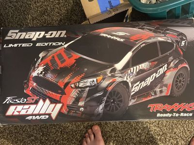 Traxxas Snap-on Limited Edition Fiesta ST Rally 4WD RC Car with TQ 2.4GHz Transmitter