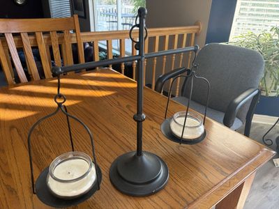 Decorative candle scales