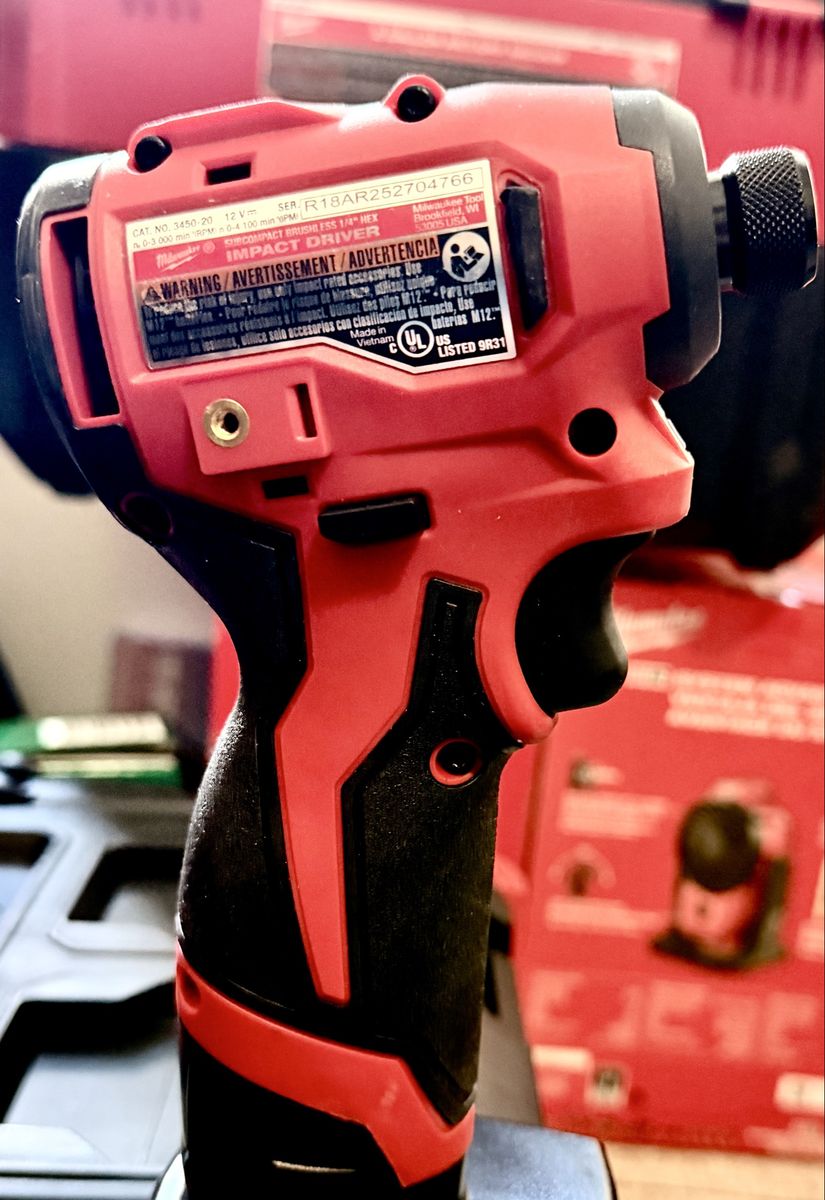 Brand new Milwaukee M12 Subcompact Brushless 1/4" Hex Impact Driver 3450-20 (Tool Only)