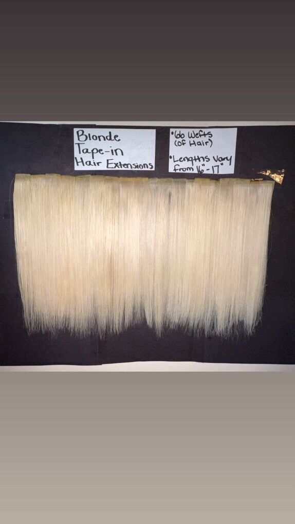 Real Human Hair Tape-In Hair Extensions