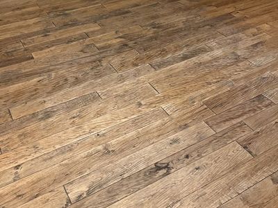 Hand scraped Oak Flooring