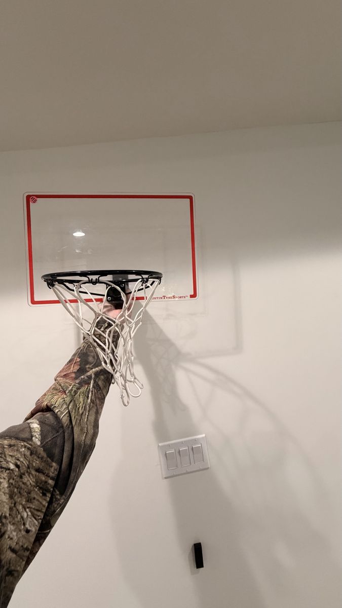 Indoor Mini Basketball Hoop with Backboard and Net