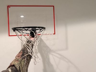 Indoor Mini Basketball Hoop with Backboard and Net