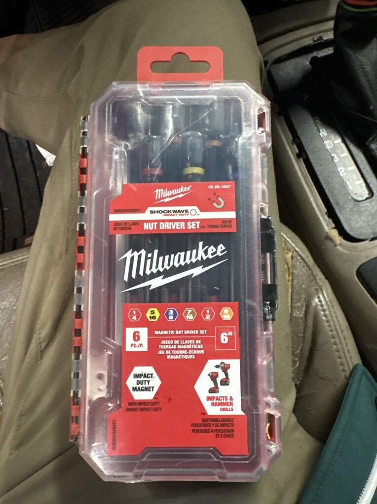 milwaukee 6 Magnetic Nut Driver Set
