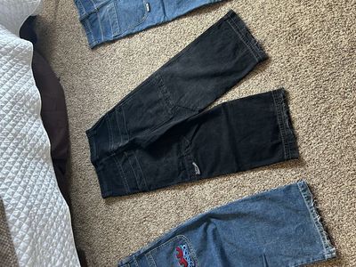 Lot of 3 Vintage JNCO Wide Leg Denim Jeans - Size 30x32