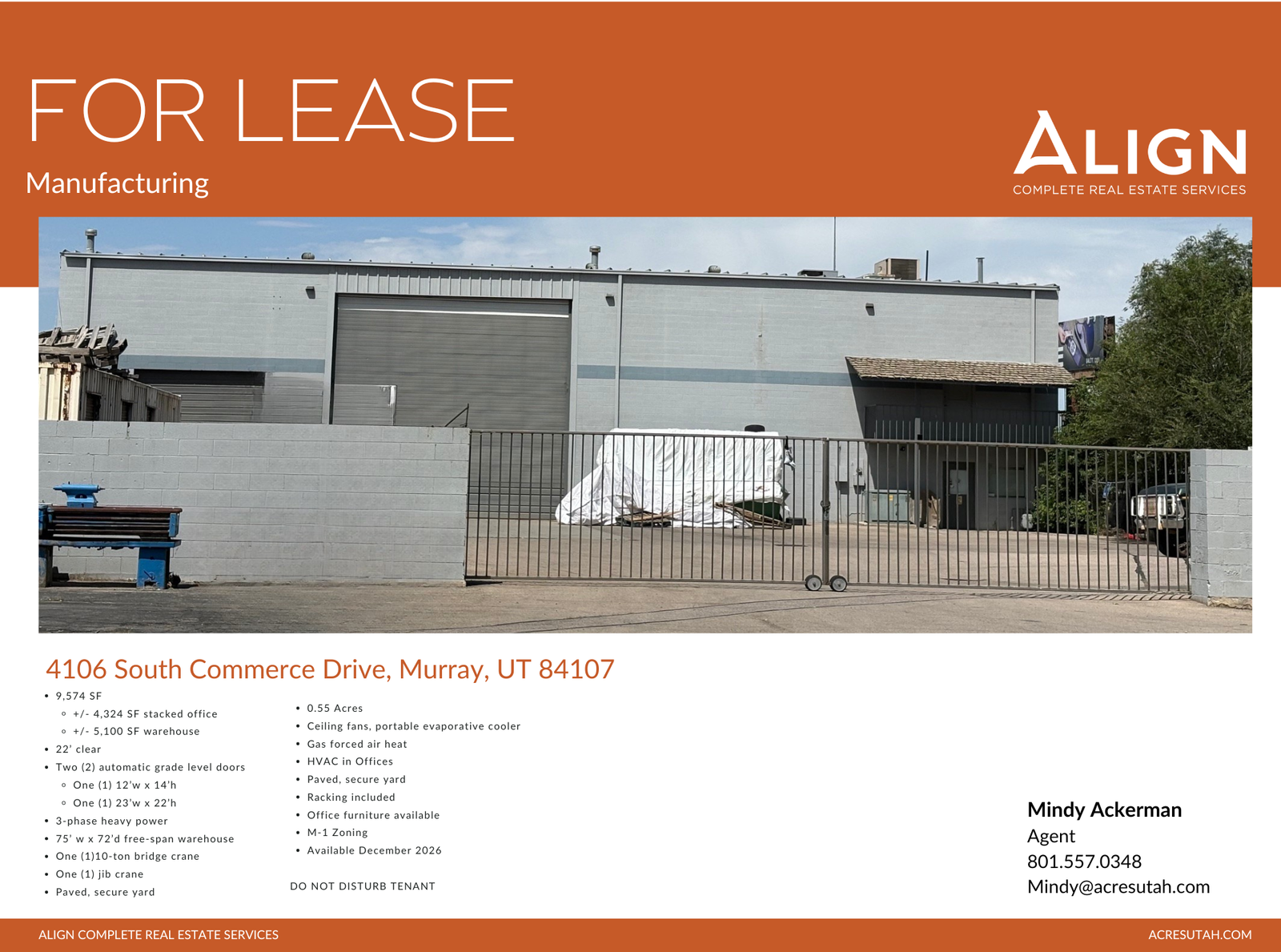 Office/warehouse for lease