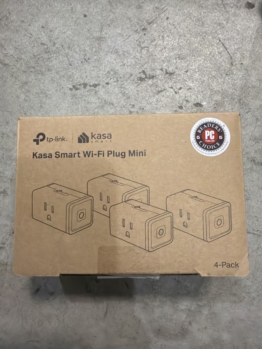TP-Link Kasa Smart Wi-Fi Plug Mini KP105 4-Pack Smart Home Devices