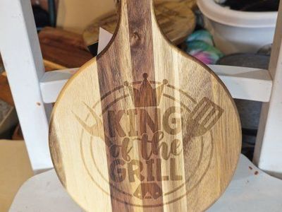 KING OF THE GRILL Cutting Board