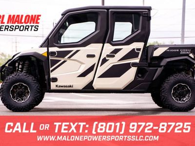 2026 KAWASAKI RIDGE CREW HVAC Metallic Matte Whiti