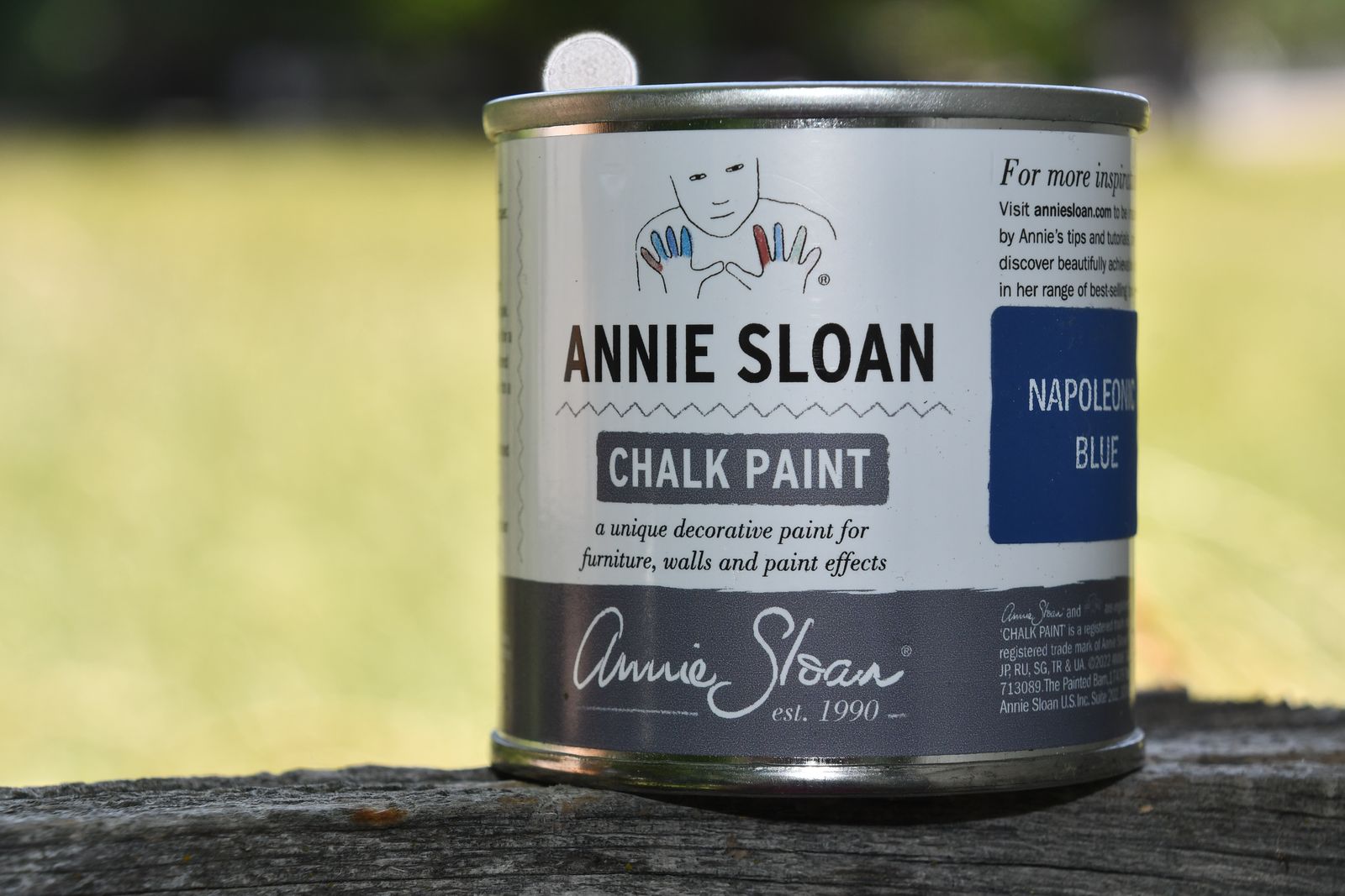 NEW ANNIE SLOAN "NAPOLEONIC BLUE" CHALK PAINT ~ 4.06 fl oz ~ MATT FINISH ~ WATER BASED