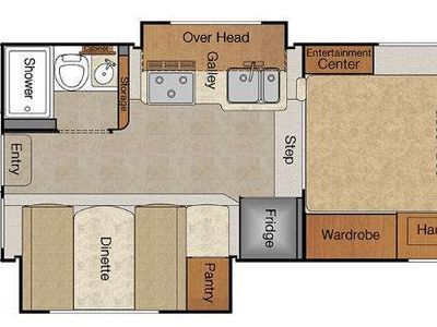 2015 Lance Lance 1052 Truck Camper Rear Bath