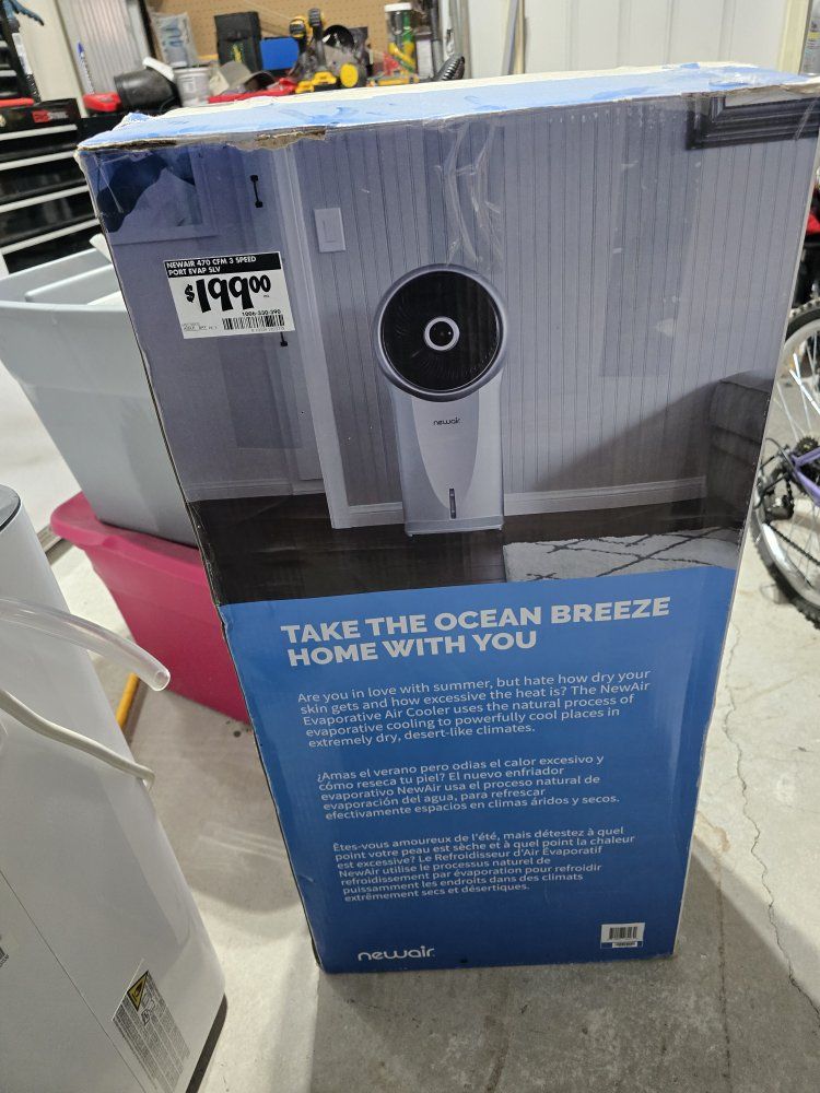 NewAir Evaporative Air Cooler – Like New in Box