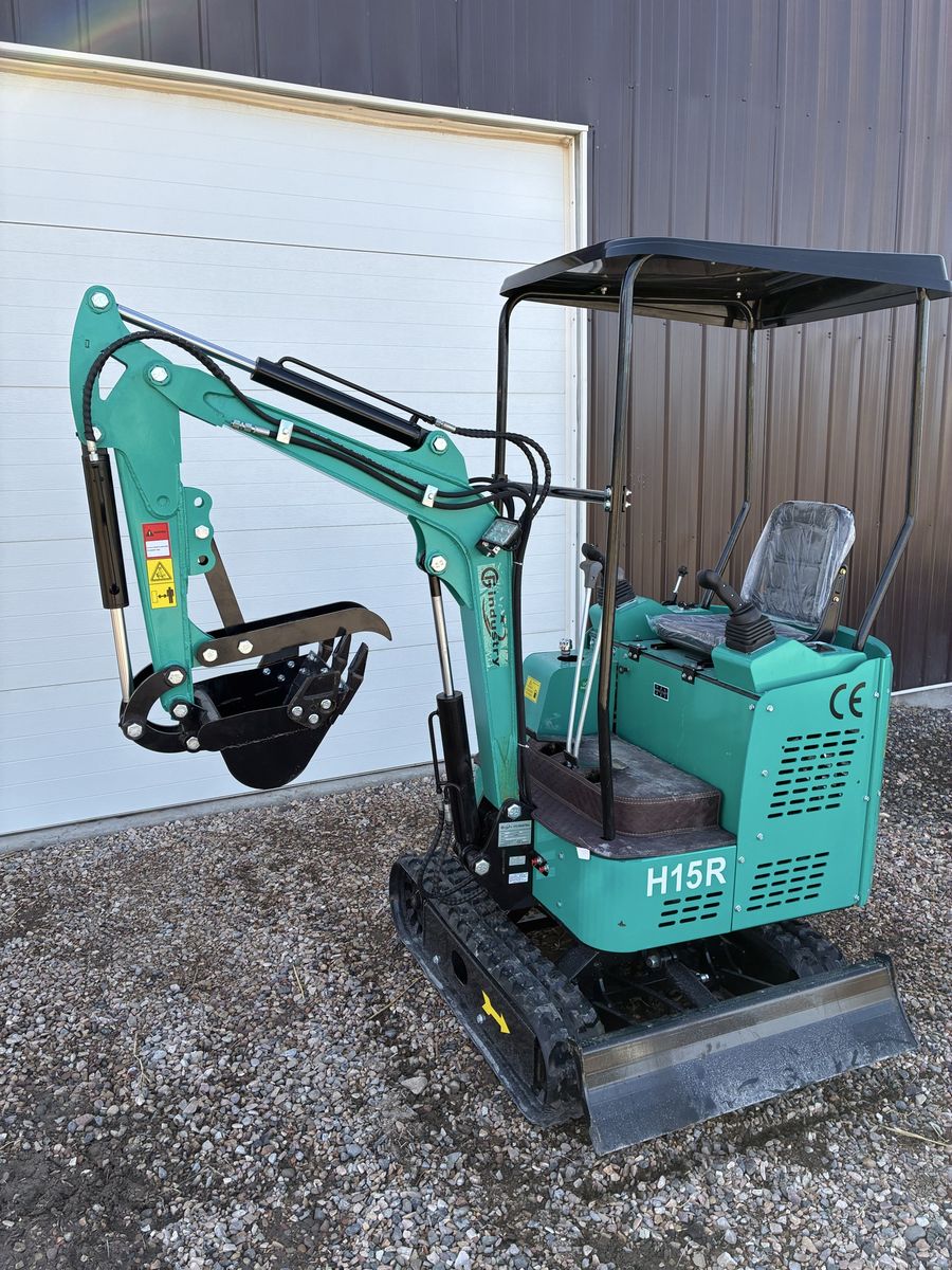 Upgraded 2025 CFG H15R Mini Excavator with attachments