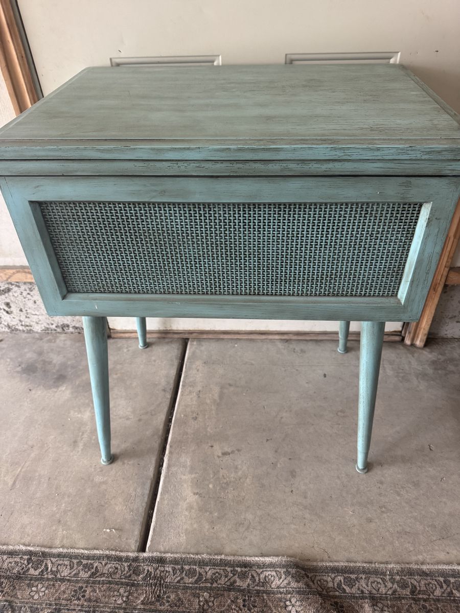 Antique sewing machine table