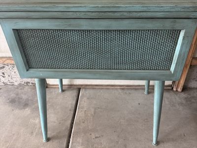 Antique sewing machine table