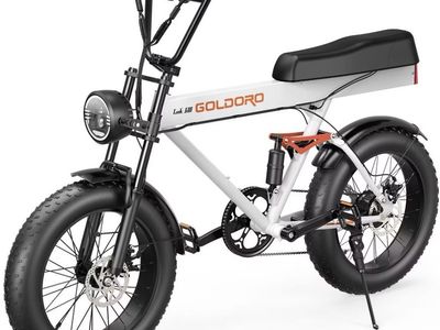 Tank 600 Electric Bike for Adults 500W, 20 in. Fat Tire Ebike 31 MPH & 50 to 60 Miles E Bike, 48V 15AH Electric Bicycle