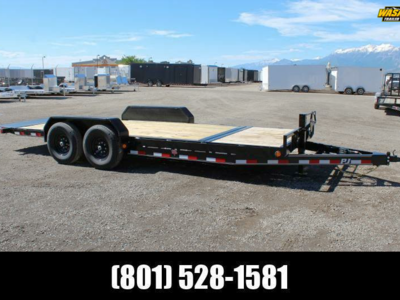 PJ Trailers 7x20 6" Channel Equipment Tilt (T6) Equipment Trailer