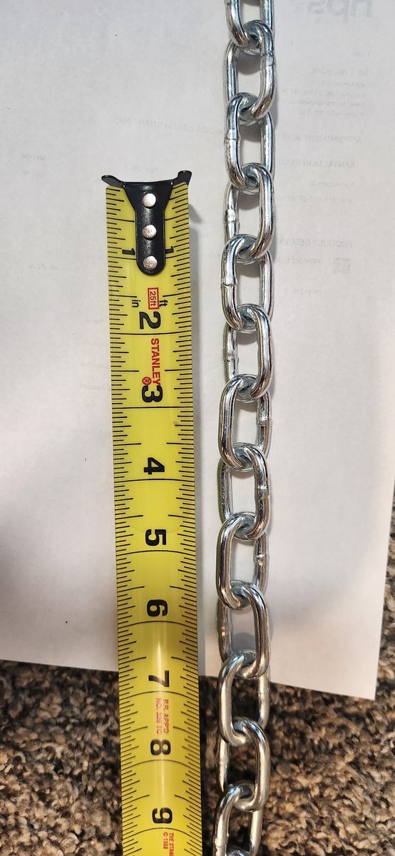 (4) 5' 3/16-in Welded Steel Chain