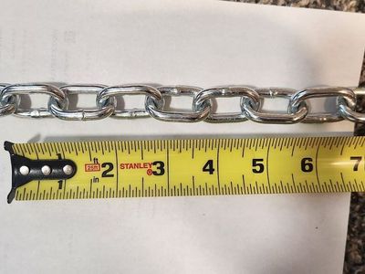 (4) 5' 3/16-in Welded Steel Chain