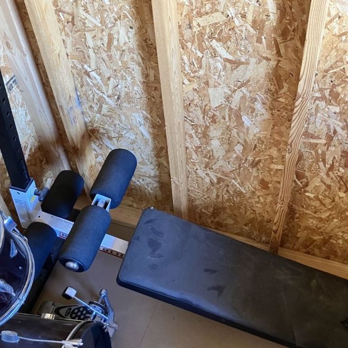 Adjustable Decline Press Weight Bench with Leg Foam Rollers