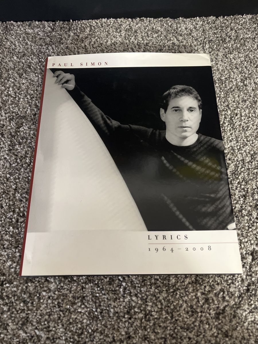 Paul Simon Lyrics 1964-2008 Book - Songbook Music Biography - Excellent Condition
