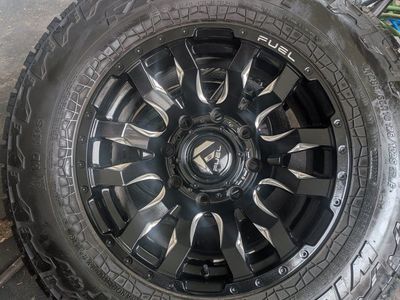 Fuel Wheels 18 inch Rims with Falken Wildpeak A/T Tires