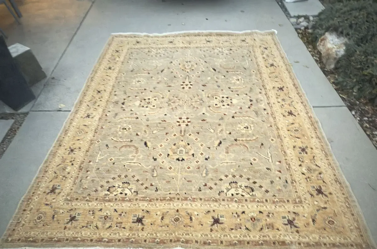 PAKISTAN HAND KNOT 8x10 RUG SOFT COLORS